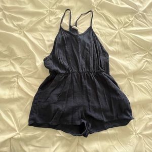 Navy romper